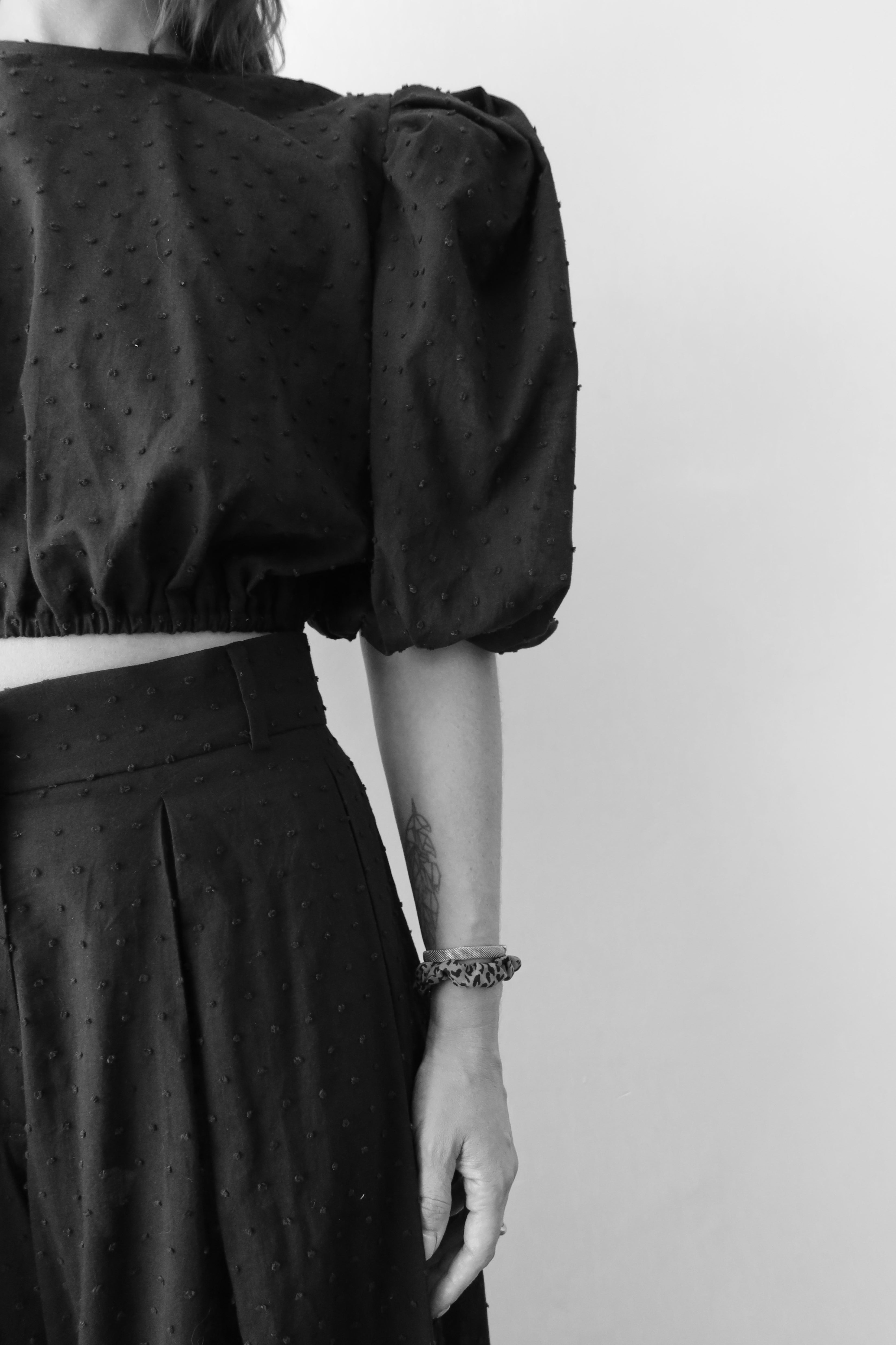 Blusa Montecattini Algodón Black