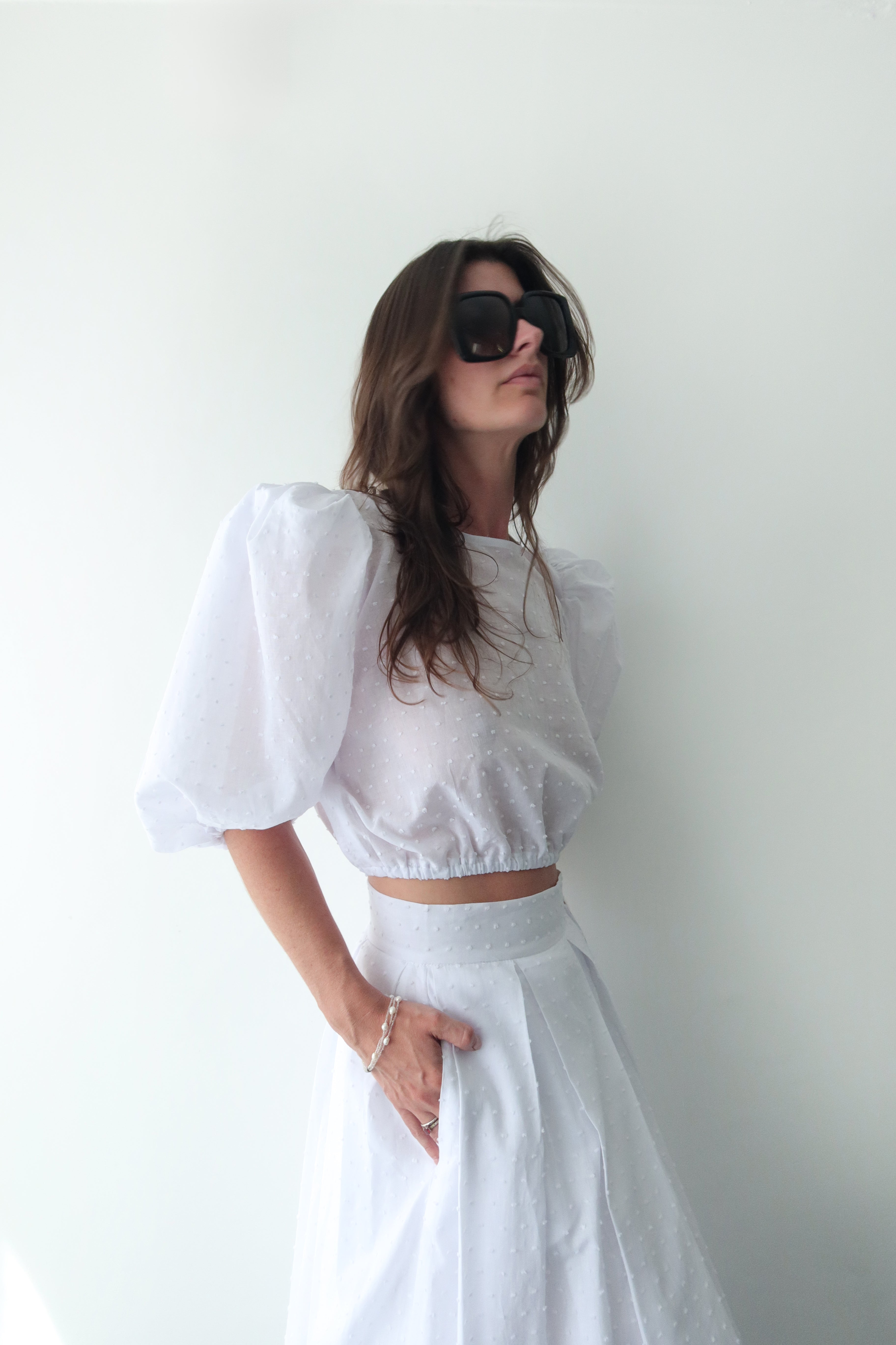 Blusa Montecattini Algodón White